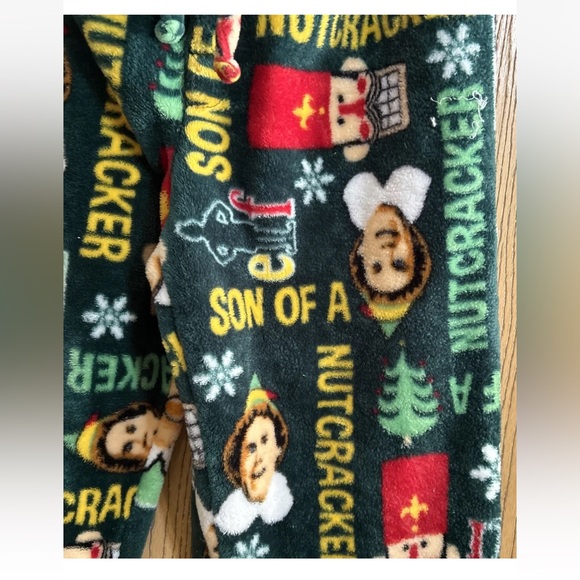 Elf Will Ferrell Green Son of a Nutcracker Soft Lounge Pajama Pants Medium. - Picture 2 of 6